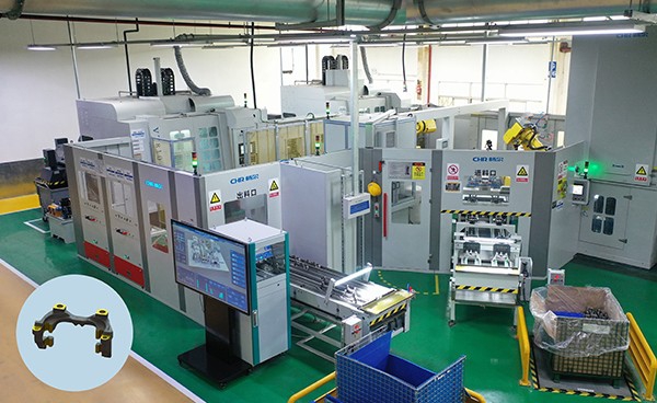 汽車制動器支架自動化生産線